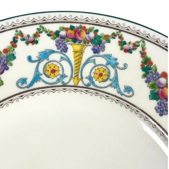 Antique Wedgwood Retired Ventnor Enameled 8.75" Luncheon Plates 1920's - Picture 4 of 8